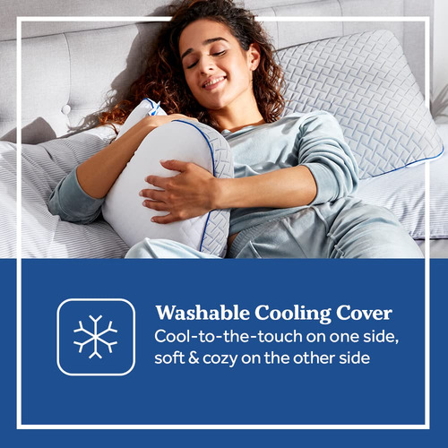 Almohadas De Espuma Viscoelástica Cool Touch Paquete De 2