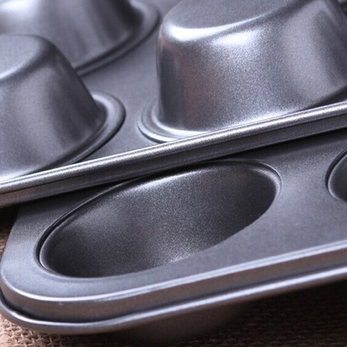 Imagen 5 de 6 de Molde Teflon Muffins X6 Cupcakes Antiadherent - Sheshu Home