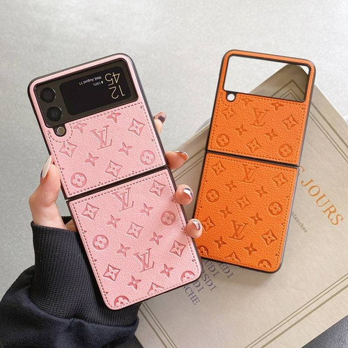 Funda De Piel De Lujo Funda Capa Para Sm Galaxy Z Flip 5 4 3 6 Z Flod 2 3 4 5 6 Find N2 N3 X Flip Xiaomi Mixflip Mix Flip