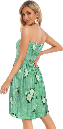 Vestido Sin Mangas Bohemio De Playa De Verano Para Mujer