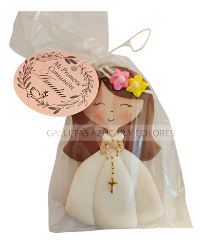 Galletas Decoradas Comunión Personalizada Souvenir Cookies