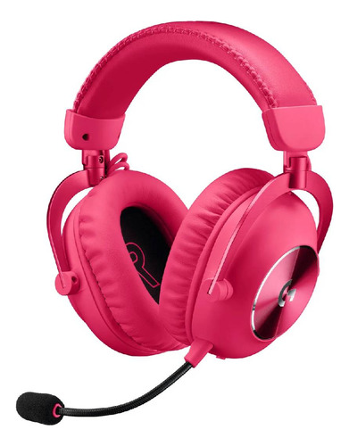 Audifonos Gamer Logitech Pro X 2 Lightspeed Wireless Magenta