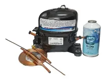 Comprar Compresor 1\u002F3hp R134a Neveras Con Kit Instalación Y Su Gas 