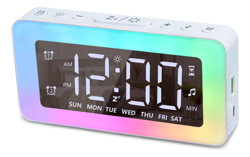 Reloj Nocturno Electrónico Para El Hogar Clock 2 Living Alar