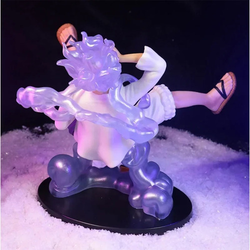 Figura De Accion Luffy Gear 5 Base Para Celular 18cm