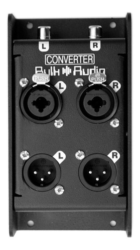 Multiconversor De Audio - Rca - Xlr - Plug Ts- Trs Bulkaudio