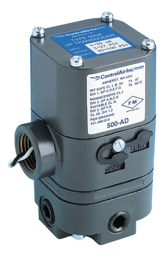 Transductor Electroneumatico 4-20 Ma / 2-60 Psi Controlair