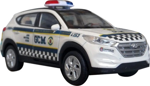 Miniatura Viatura Gcm Sp Atual - Em Metal