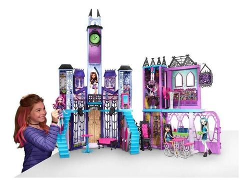 Monster High Escuela De Lujo Casa Mansion Muñecas Mattel
