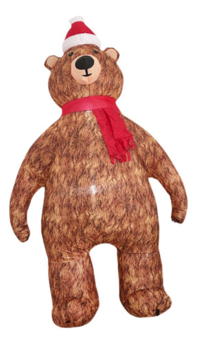 Juguete Inflable Navideño De 210 Cm, Decoración Para
