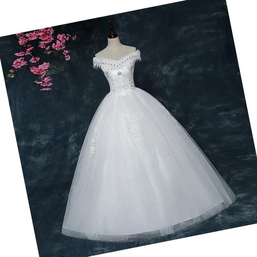Vestido De Novia Blanco Ivory Tipo Vintage Nuevo