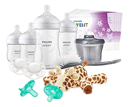 Biberón Natural De Vidrio Philips Avent Con Tetina De Respue