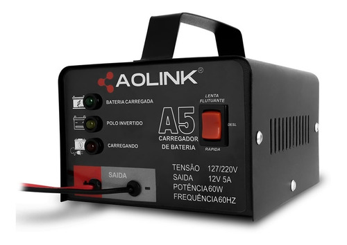 Imagem 3 de 6 de Carregador De Bateria De Carro Automotiva Moto Portátil 12v