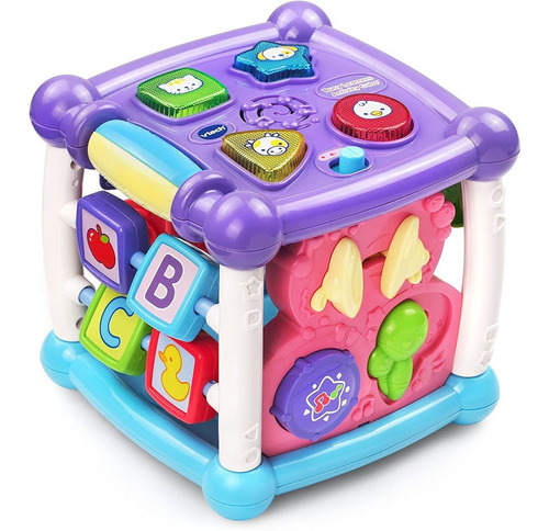 Cubo De Actividades Vtech Busy Learners, Morado, Exclusivo E