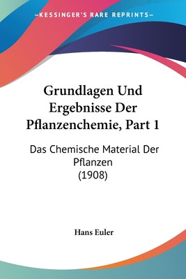 Libro Grundlagen Und Ergebnisse Der Pflanzenchemie, Part ...