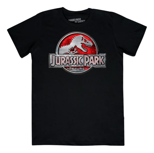 Playera Máscara De Látex Parque Jurásico Hombre  