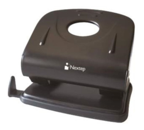 Perforadora Nextep Plástica 2 Orificios 8cm 25 Hojas Ne /v Color Negro