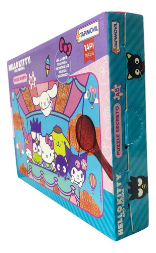 Puzzle Rompecabezas 48 Piezas Con Lupa Disney
