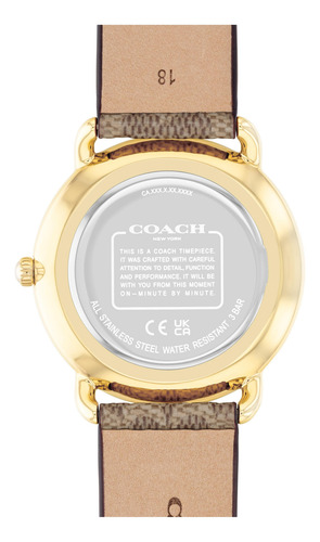 Coach Reloj Para Mujer 14504205 Elliot 36mm Café