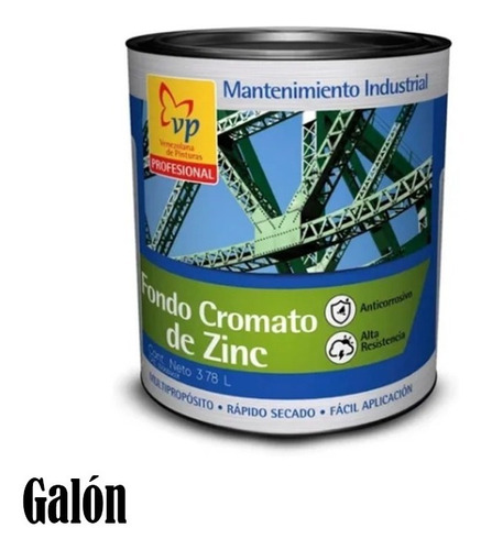 Fondo Cromato De Zinc Galón - Vp