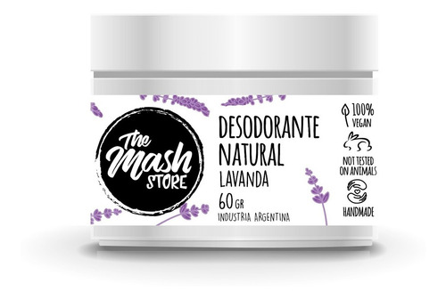 Imagen 2 de 4 de Desodorante Sólido Con Aroma A Lavanda