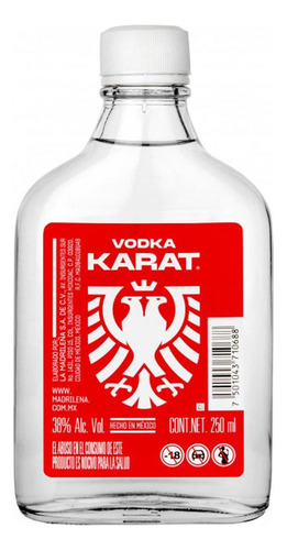 Pack De 12 Vodka Karat 250 Ml