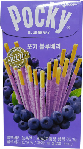 Biscoito Pocky Blueberry, 41g , Korea