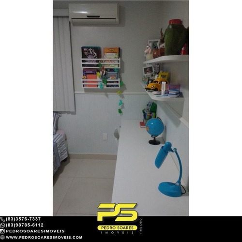 Imagem 6 de 15 de (projetados) Apartamento Com 3 Dormitórios À Venda, 114 M² Por R$ 500.000 - Bessa - João Pessoa/pb - Ap5371