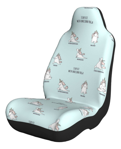 Mosytuky Lindo Unicornio Haciendo Pose Yoga Funda Asiento