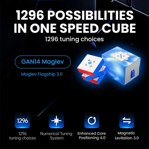 Cubo Mágico Gan Maglev 14 Magnético
