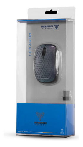 Mouse Inalámbrico Micronics Micm727 Hexagon Office Wireless
