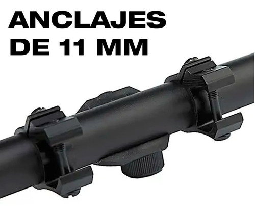 Imagen 5 de 10 de Mira Telescopica 4x20 Montajes 11 Mm