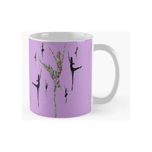 Taza Diseño De Bailarina De Baile Abstracto, Arte Abstracto 