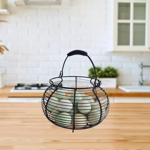 Organizador De Huevos Portátil De Alambrecesto Para Huevos