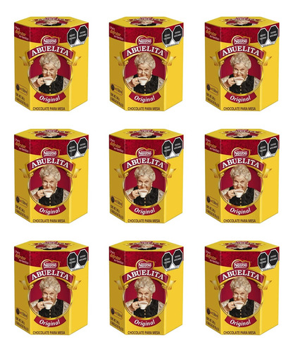 Chocolate Nestlé Abuelita Con 6 Tablillas De 90 G C/u 9 Pzas