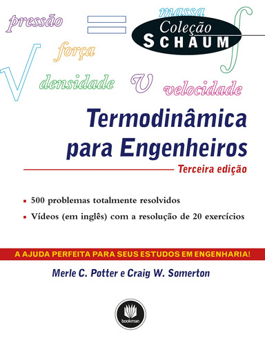 Termodinâmica para Engenheiros, de Potter, Merle C.. Série Schaum Bookman Companhia Editora Ltda., capa mole em português, 2017