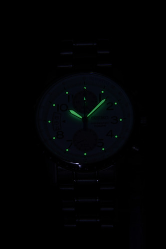Reloj Seiko Military Snn083 F Chronograph 100 Mts. Verde Verde Musgo Acero Inoxidable Verde Musgo