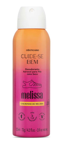 Desodorante Para Pés Melissa 125ml - Boticario