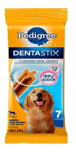 Snack Dentastix Perro Adulto Raza Grande 7 Unidades 179gr