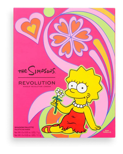 Paleta De Sombras Revolution, Lisa Simpson