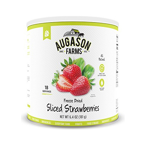 Fresas Rodajas Liofilizadas 6.4 Oz