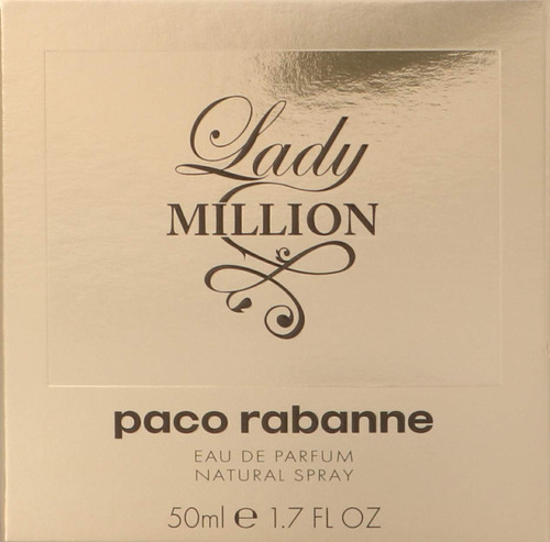 Perfume Lady Million De Paco Rabanne, 50 Ml, Para Mujer