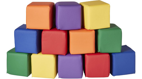 Bloques De Construcción Ecr4kids Softzone Patchwork Para Niñ