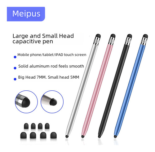 115 Lápices Táctiles Morados Doble Punta Para Apple