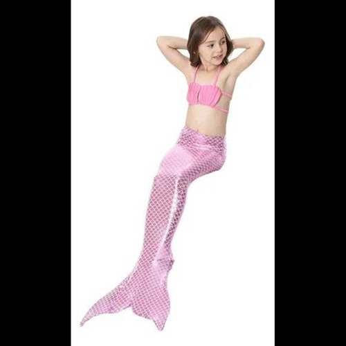 Conjunto De Traje De Baño De 3 Piezas Con Cola De Sirena Par