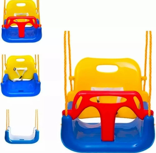 Columpio Silla 3 En 1 Ajustable Portátil Niños Asiento Bebé