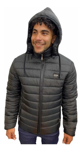 Campera Inflable Super Abrigada Con Capucha Todos Los Talles