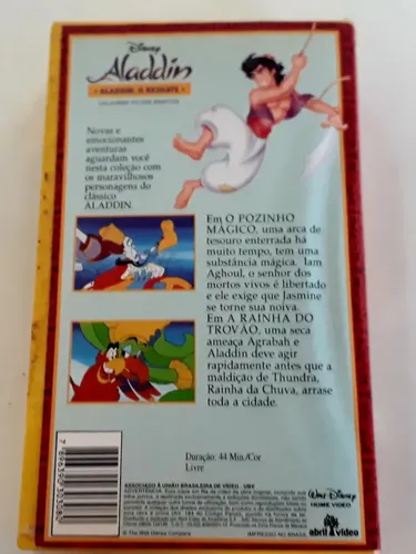 Fita Vhs Aladdin: O Resgate - Dublado | Parcelamento sem juros