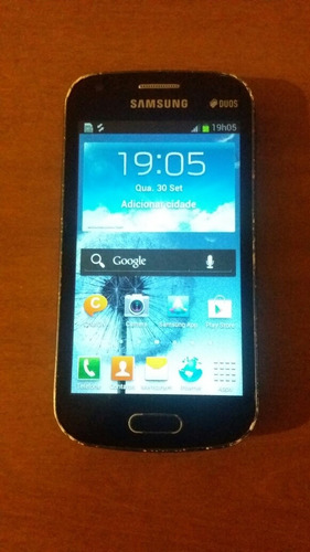Smartphone Samsung Galaxy S Duos Gt-s7562l Funcionando.