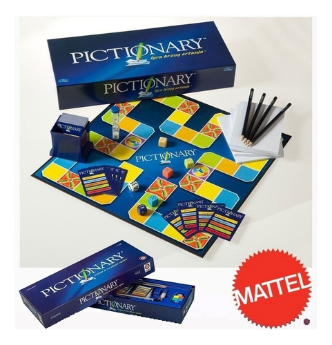 Pictionary Juego Dibujar Original Mattel Ruibal Mundo Manias